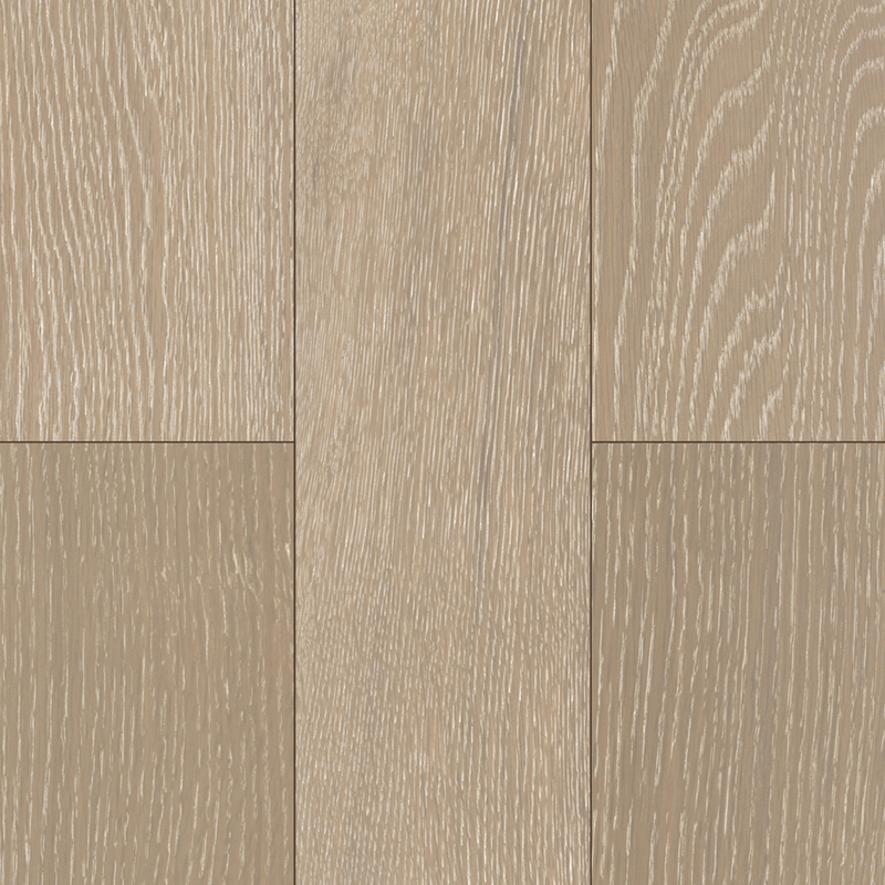 Piso de parquet de chapa de roble de pincel blanco 