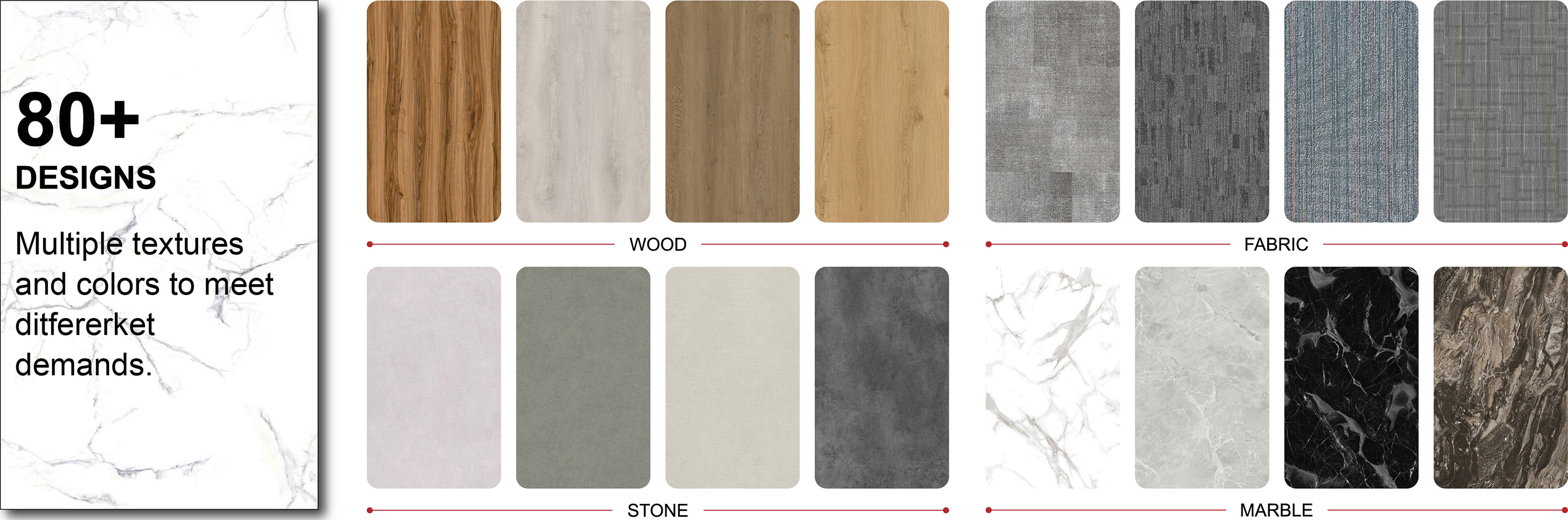 spc wall panel colors. Colores del panel de pared spc.
